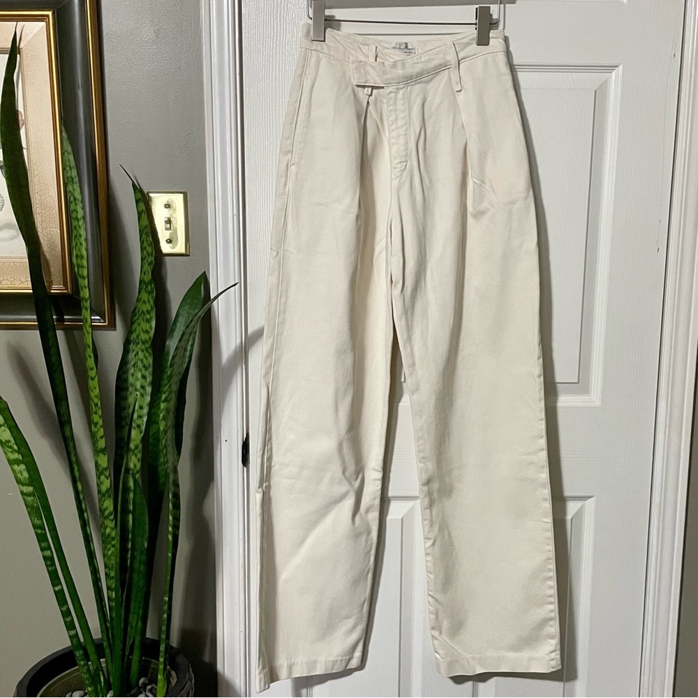 Zara Cotton and Lyocell Blend Pants